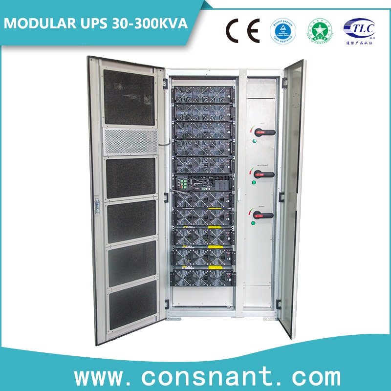 30kVA-1200kVA PF=1.0 Efficiency > 98% High Efficiency Modular Online UPS